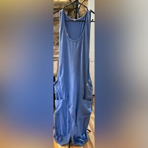 (NWOT) Free People Blue Utility Jumpsuit / Overalls